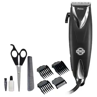 Casa e Vídeo Máquina de Cortar Cabelo Philco PCR12CR Preto 127V oferta