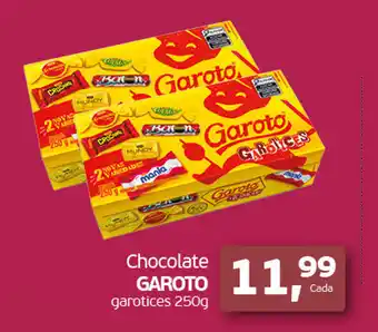 Cometa Supermercados Chocolate GAROTO garotices 250g oferta