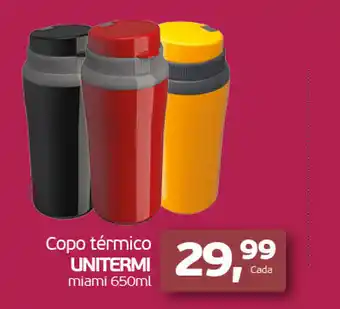 Cometa Supermercados Copo térmico UNITERMI miami 650ml oferta