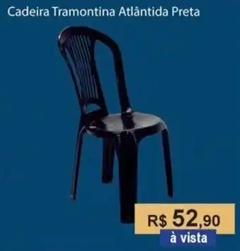 Cadeira Tramontina Atlântida Preta
