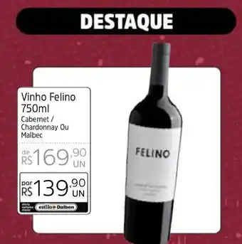 Supermercado Dalben Vinho Felino 750ml oferta
