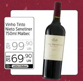 Supermercado Dalben Vinho Tinto Nieto Senetiner 750ml Malbec oferta