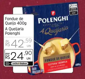 Supermercado Dalben Fondue de Queijo 400g oferta