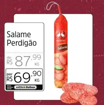 Supermercado Dalben Salame Perdigão kg oferta