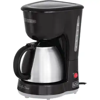 Casa e Vídeo Cafeteira Elétrica 18 Xícaras Black & Decker CM15 com Jarra Inox Preta e Prata 127V oferta