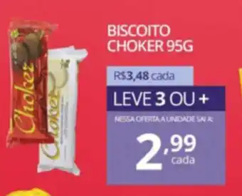 Pais e Filhos Supermercados Biscoito Choker 95g oferta