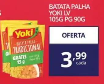 Pais e Filhos Supermercados Batata Palha Yoki LV 105g PG 90g oferta