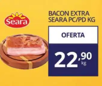 Pais e Filhos Supermercados Bacon Extra Seara pc/pd 1kg oferta
