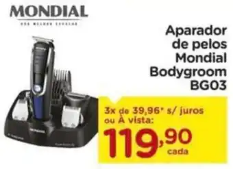 Carrefour Aparador de pelos Mondial Bodygroom BG03 oferta