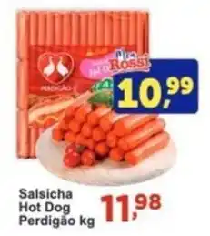 Rossi Supermercado Salsicha Hot Dog Perdigão kg oferta