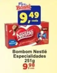 Rossi Supermercado Bombom Nestlé Especialidades 251g oferta