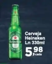 Rossi Supermercado Cerveja Heineken Ln 330ml oferta