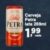 Rossi Supermercado Cerveja Petra lata 269ml oferta