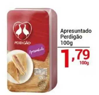 X Supermercados Apresuntado Perdigão 100g oferta