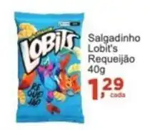 Rossi Supermercado Salgadinho Lobit's Requeijão 40g oferta