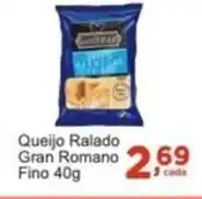 Rossi Supermercado Queijo Ralado Gran Romano Fino 40g oferta