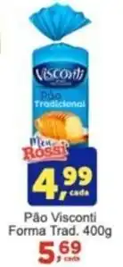 Rossi Supermercado Pão Visconti Forma Trad. 400g oferta