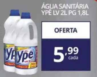 Pais e Filhos Supermercados Agua Sanitaria Ype Lv 2L Pg 1.8L oferta