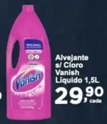 Rossi Supermercado Alvejante s/ Cloro Vanish Liquido 1,5L oferta