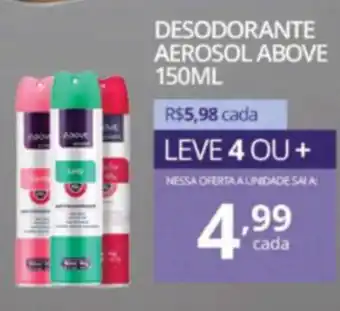 Pais e Filhos Supermercados Desodorante Aerosol Above 150ml oferta