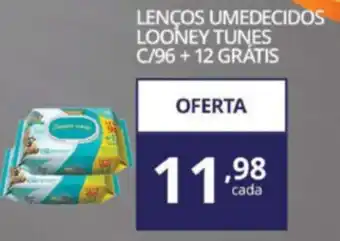 Lencos Umedecidos Looney Tunes c/96 + 12 Gratis