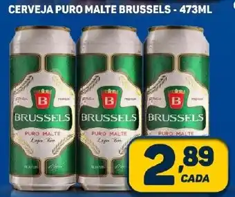 Dom Atacadista CERVEJA PURO MALTE BRUSSELS - 473ML oferta