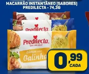 Dom Atacadista MACARRÃO INSTANTÂNEO (SABORES) PREDILECTA - 74,3G oferta