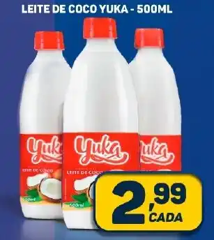 Dom Atacadista LEITE DE COCO YUKA - 500ML oferta
