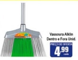 Higa's Supermercado Vassoura Alklin Dentro e Fora oferta