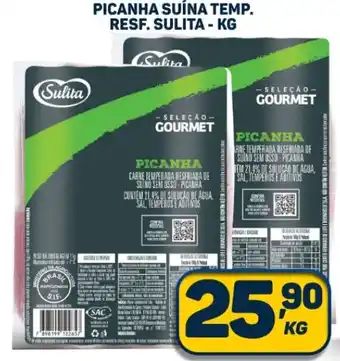 Dom Atacadista PICANHA SUÍNA TEMP. RESF. SULITA - KG oferta