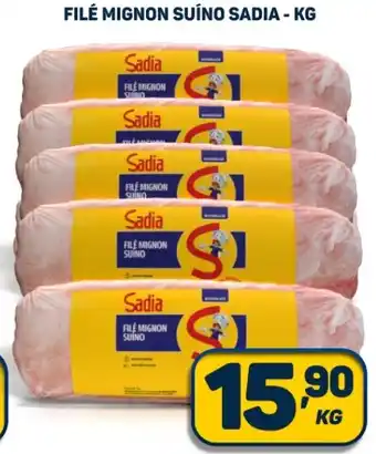 Dom Atacadista FILÉ MIGNON SUÍNO SADIA - KG oferta