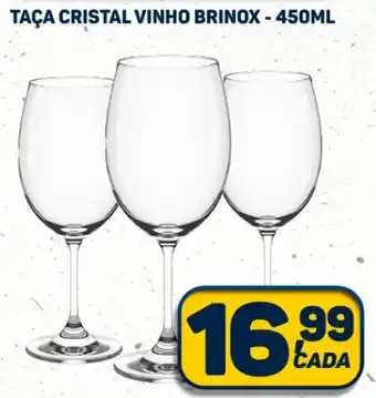 Dom Atacadista TAÇA CRISTAL VINHO BRINOX -450ML oferta