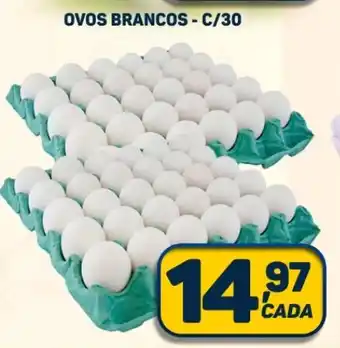 Dom Atacadista OVOS BRANCOS - C/30 oferta