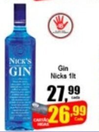 Higa's Supermercado Gin Nick's 1L oferta