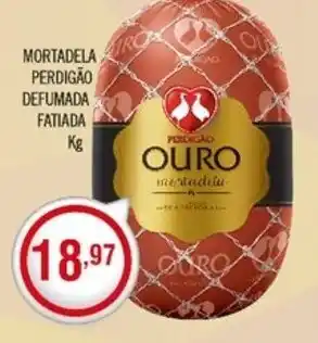 MORTADELA PERDIGÃO DEFUMADA FATIADA Kg