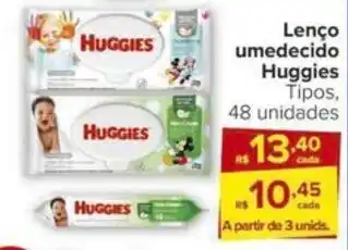 Carrefour Lenço umedecido Huggies Tipos, 48 unidades oferta