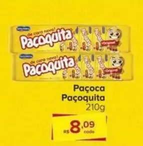 Carrefour Paçoca Paçoquita 210g oferta