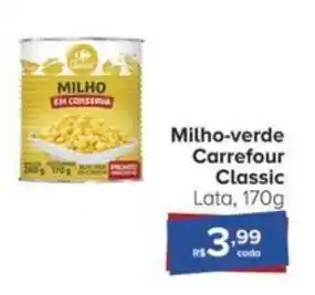 Carrefour Milho-verde Carrefour Classic Lata, 170g oferta