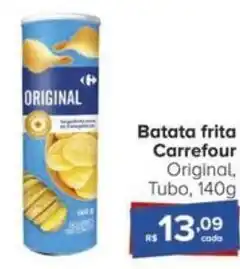 Carrefour Batata frita Carrefour Original, Tubo, 140g oferta