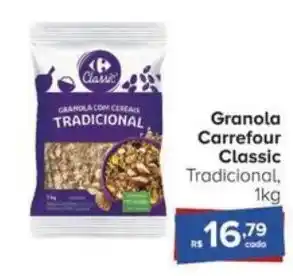 Carrefour Granola Carrefour Classic Tradicional, 1kg oferta
