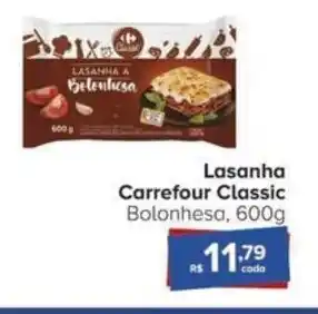 Carrefour Lasanha Carrefour Classic Bolonhesa, 600g oferta