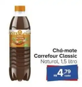 Carrefour Chá-mate Carrefour Classic Natural, 1,5 litro oferta
