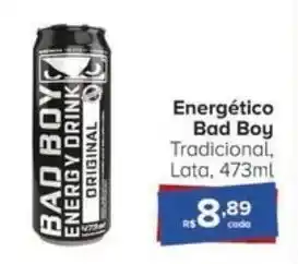 Carrefour Energético Bad Boy Tradicional, Lata, 473ml oferta
