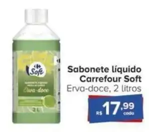 Carrefour Sabonete Liquido Carrefour Soft 2L oferta