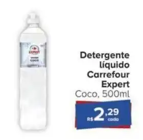Detergente Líquido Carrefour Expert Coco, 500ml