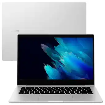 Casa e Vídeo Notebook Samsung Galaxy Book Go 14 FHD Snapdragon 7c 128 GB SSD 4GB LPDDR4x Win 11H Prata - NP340XLA-K06BR Prata / 110V/220V oferta