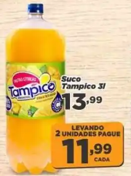 Amarelinha supermercados Suco Tampico 3L oferta