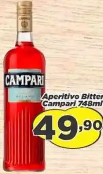 Amarelinha supermercados Aperitivo Bitter Campari 748ml oferta