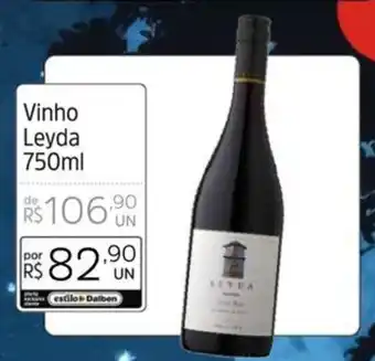 Supermercado Dalben Vinho Leyda 750ml oferta