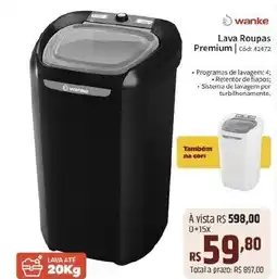 wanke Lava Roupas Premium | Cód: 42472
